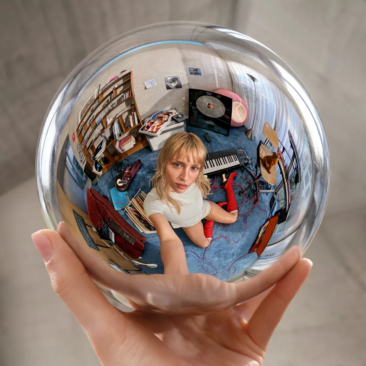 Angèle, Caroline Polachek & SebastiAn - Love Triangle artwork