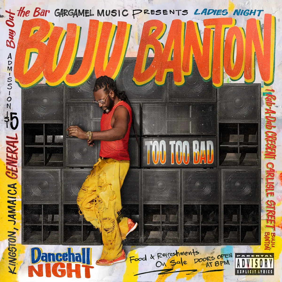 Buju Banton - Too Too Bad artwork