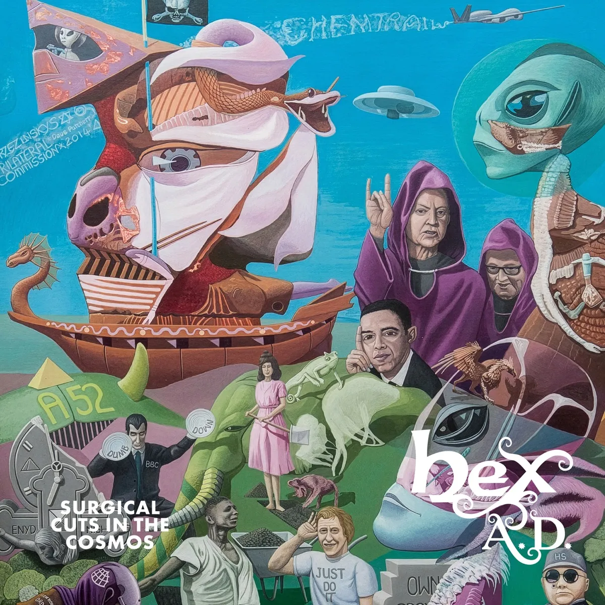 Hex A.D. - Surgical Cuts In The Cosmos artwork