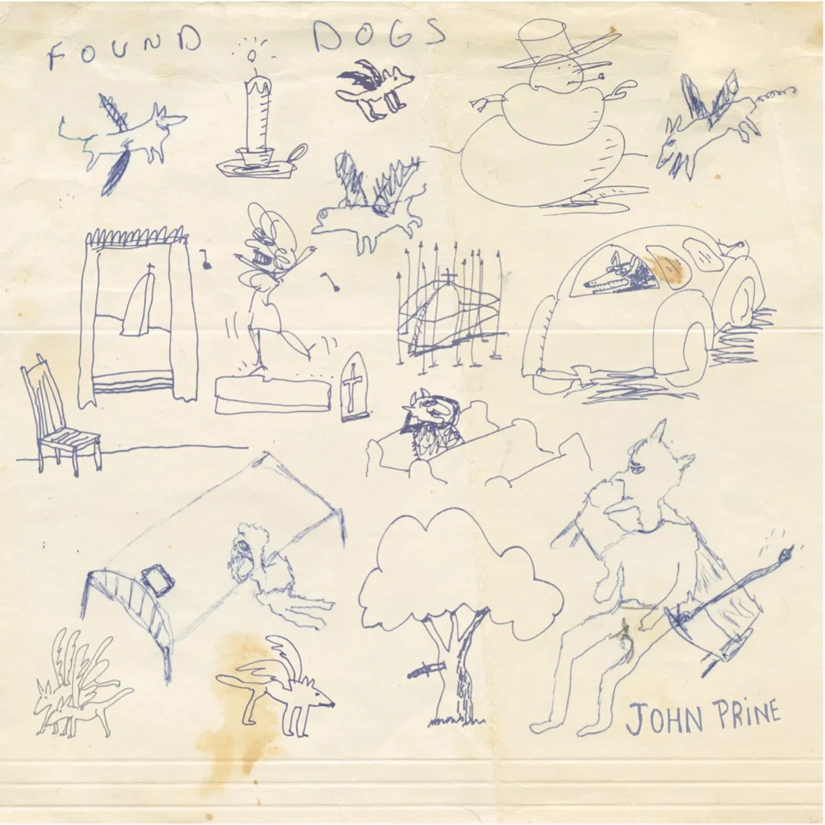 John Prine - Found Dogs artwork