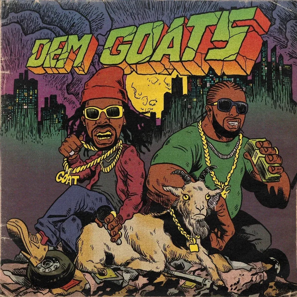 Juicy J & Project Pat - Dem Goats artwork