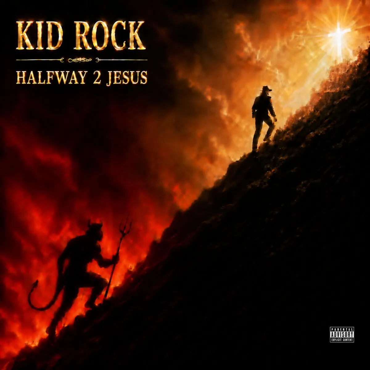 Kid Rock - Halfway 2 Jesus artwork