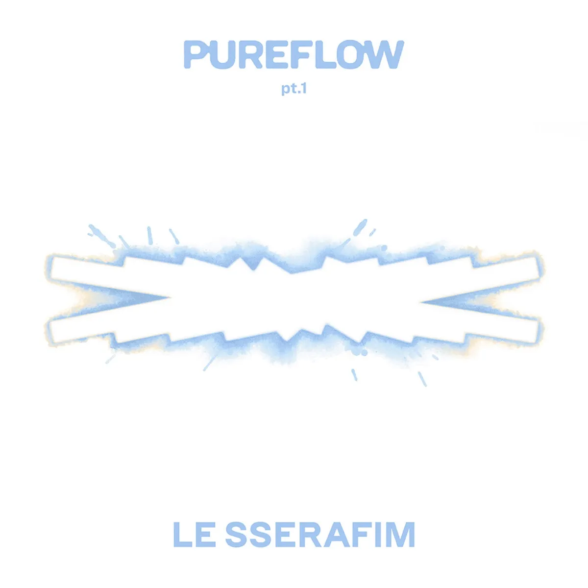 LE SSERAFIM - 'PUREFLOW', Pt. 1 artwork