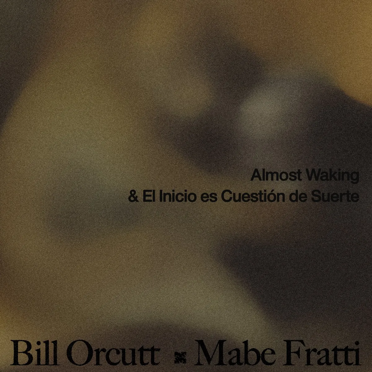Mabe Fratti & Bill Orcutt - Almost Waking artwork