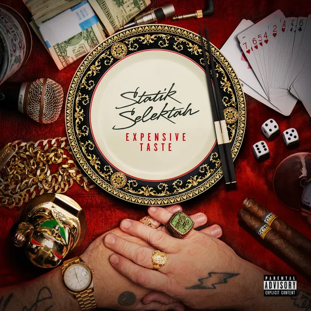 Statik Selektah, Ab-Soul, Raekwon & Freddie Gibbs - Champagne Wishes artwork